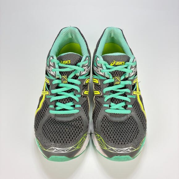 ASICS GT-1000 3 Gray Green Running Shoes Athletic Sneakers T4K9N Womens Size 7.5 - Picture 3 of 10